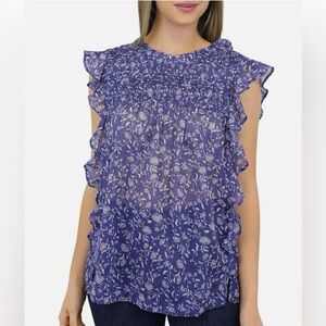 NWT, Cotton Sleeveless Top, lightweight, Lavander, size Medium